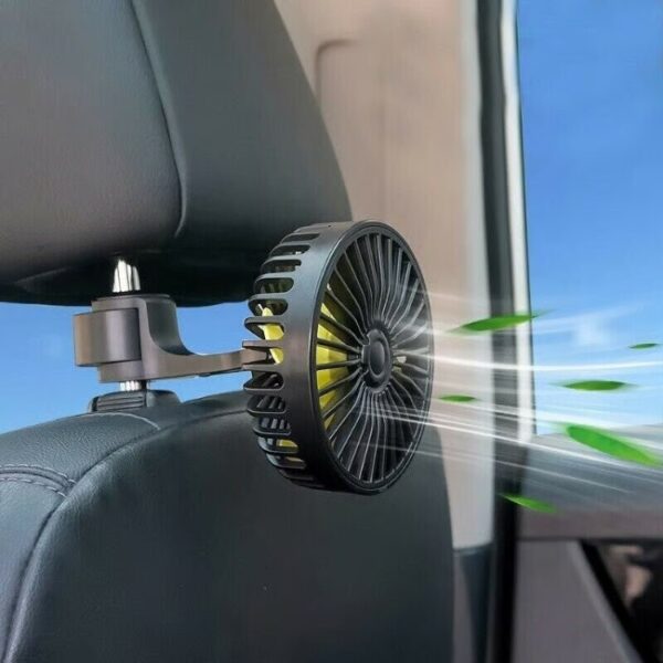 Double Cooling Car Fan